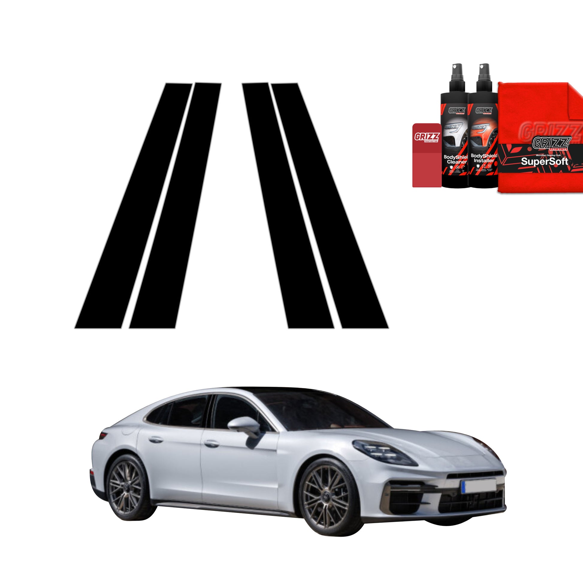 Protective film for exterior car parts – shields against scratches, chips, and scuffs