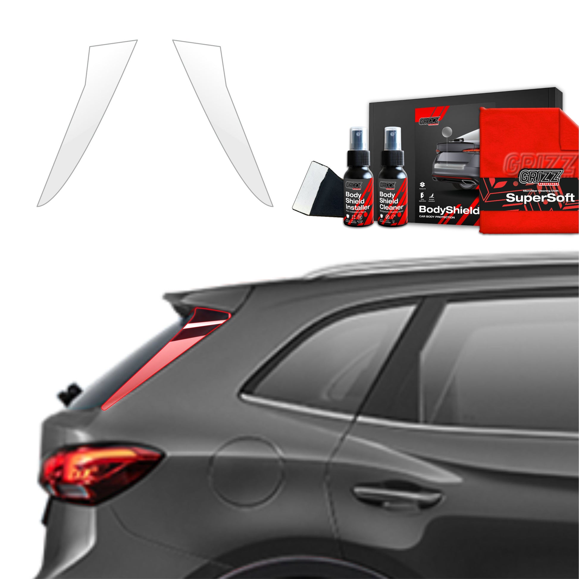 Protective film for exterior car parts – shields against scratches, chips, and scuffs