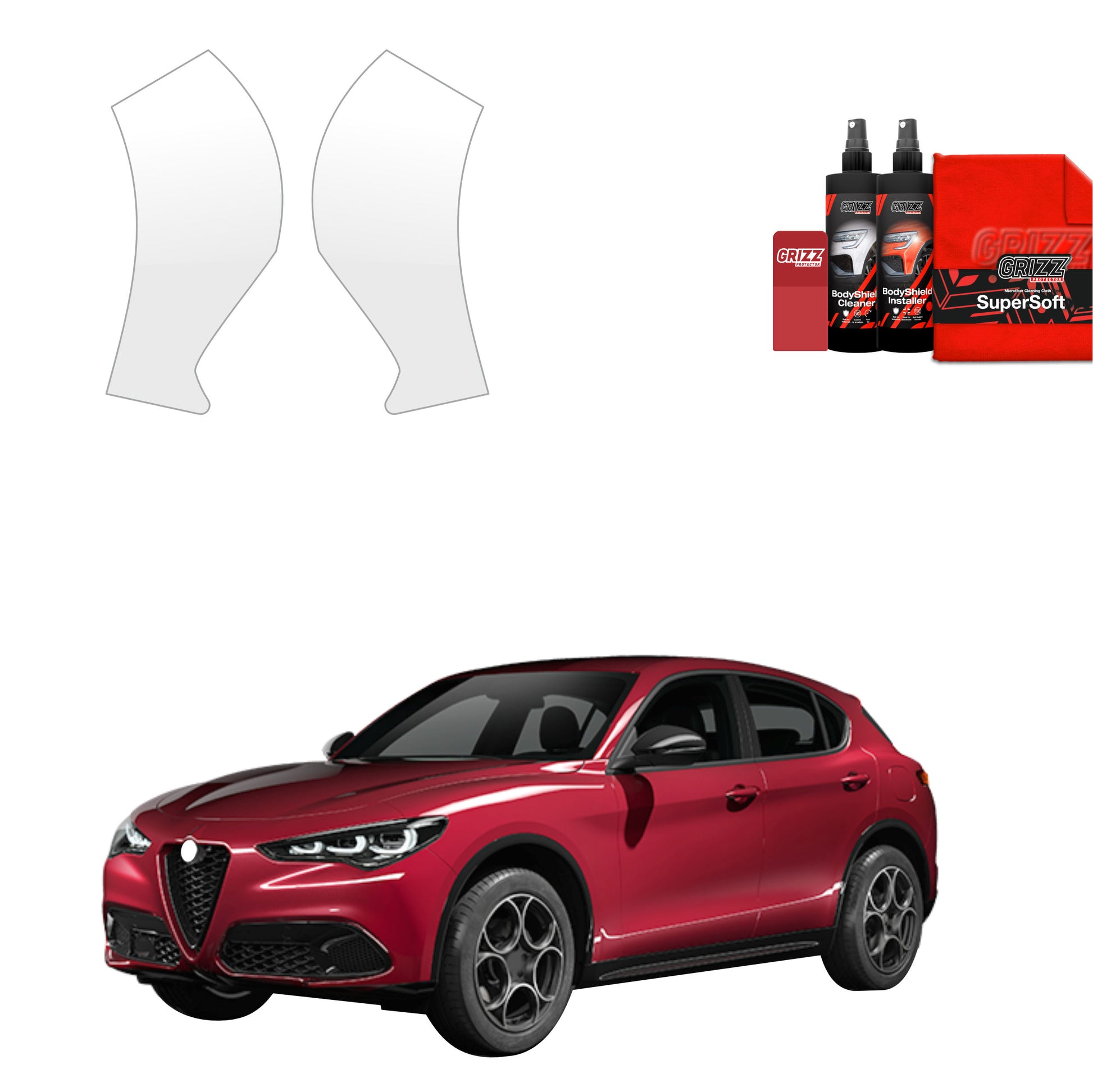 Protective film for exterior car parts – shields against scratches, chips, and scuffs