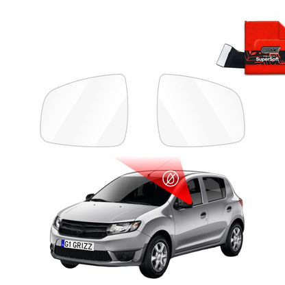 Rain protection film for exterior mirrors