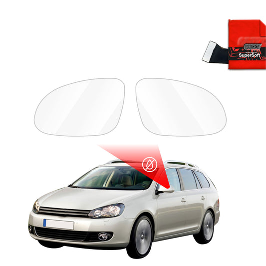Rain protection film for exterior mirrors