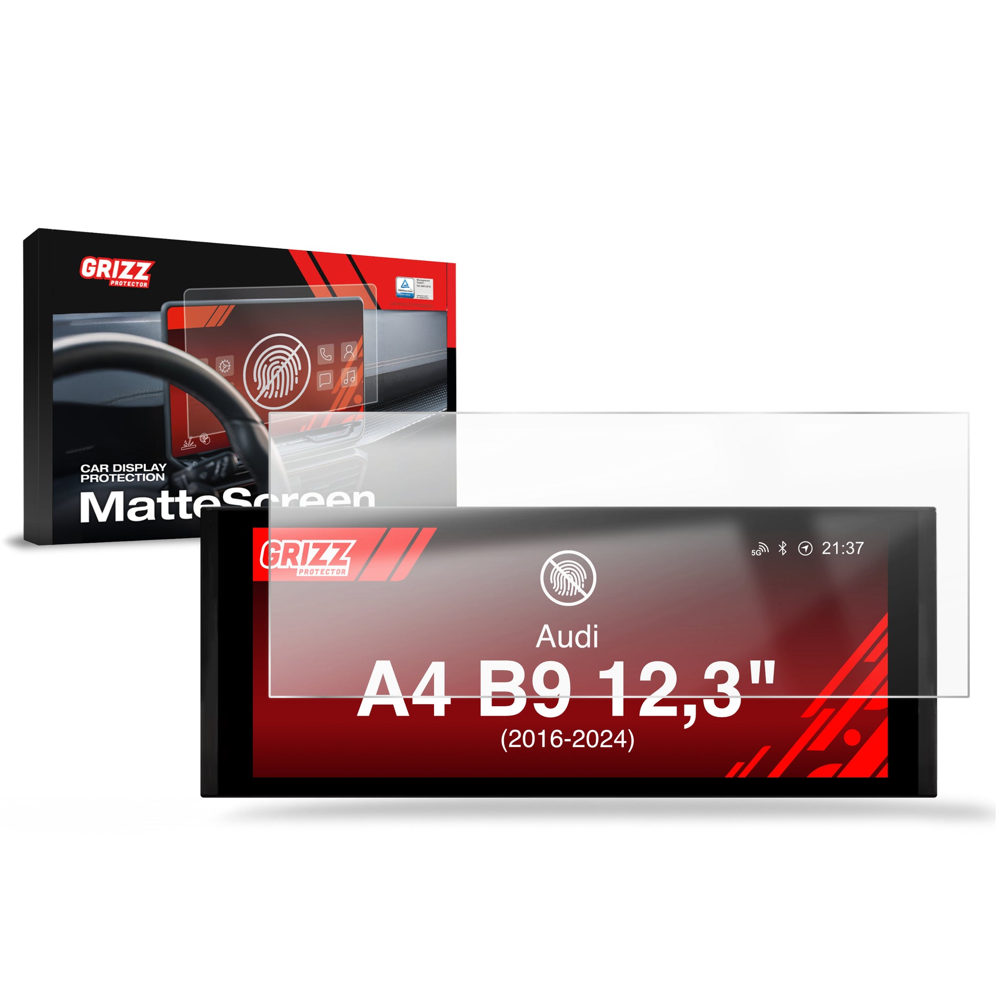 Anti-fingerprint screen protector for car touchscreen