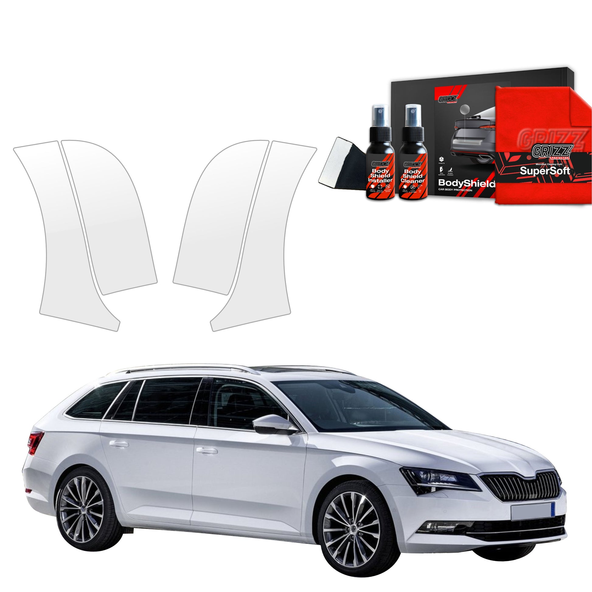 Protective film for exterior car parts – shields against scratches, chips, and scuffs
