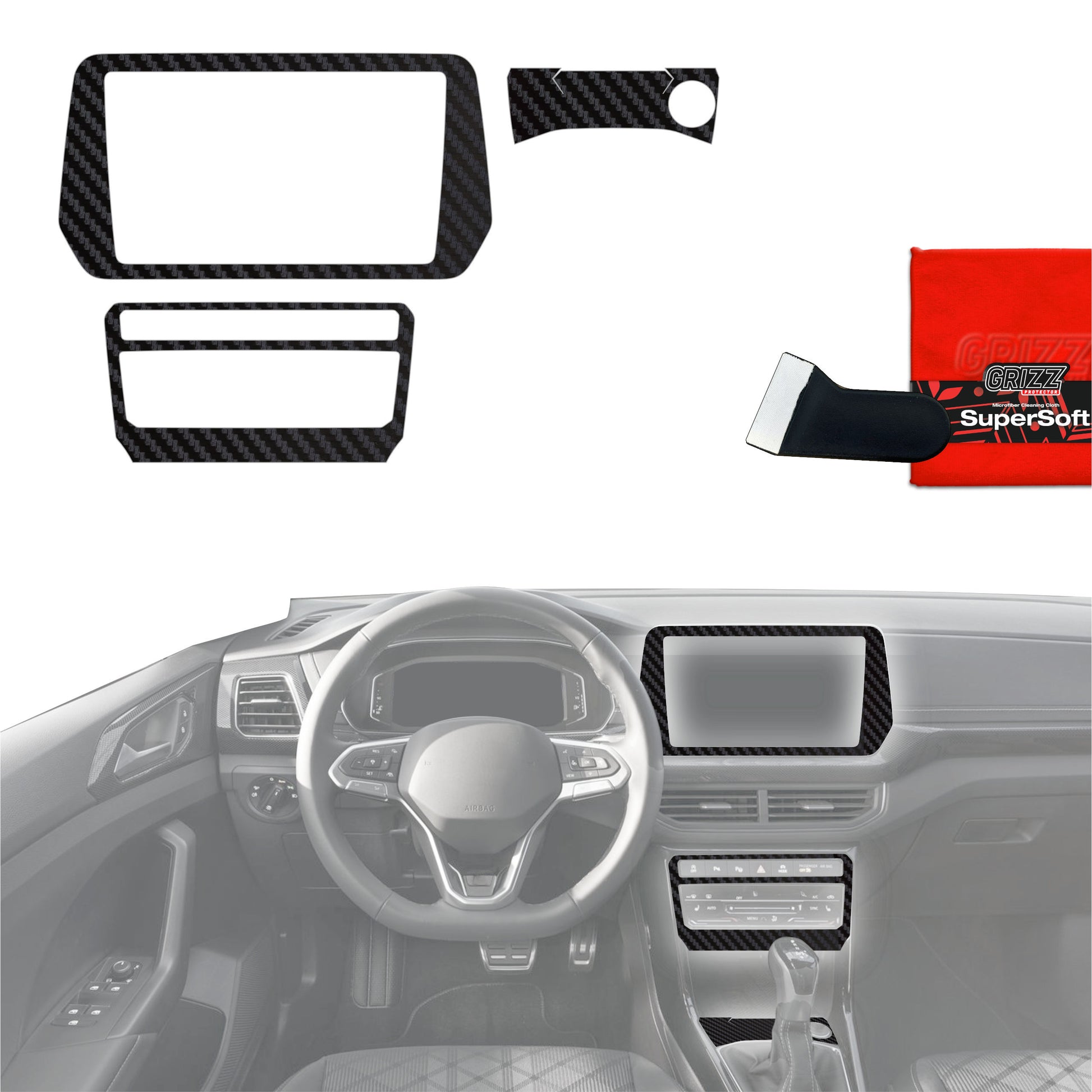 Scratch-resistant film for automotive interior elements