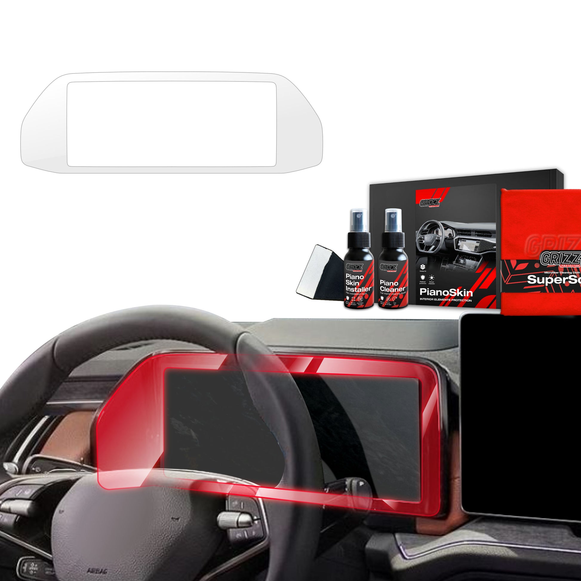 Scratch-resistant film for automotive interior elements