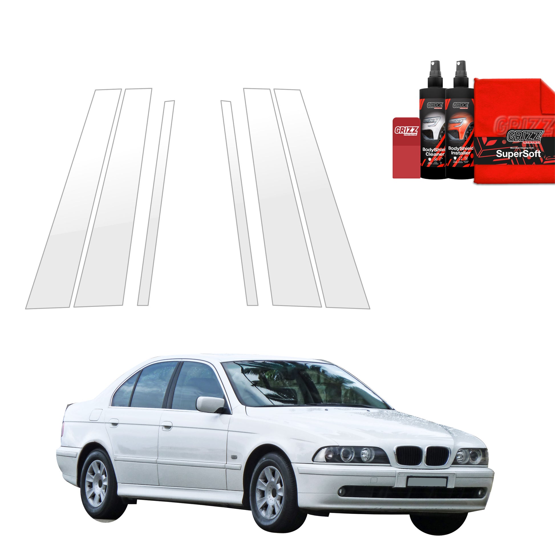 Protective film for exterior car parts – shields against scratches, chips, and scuffs