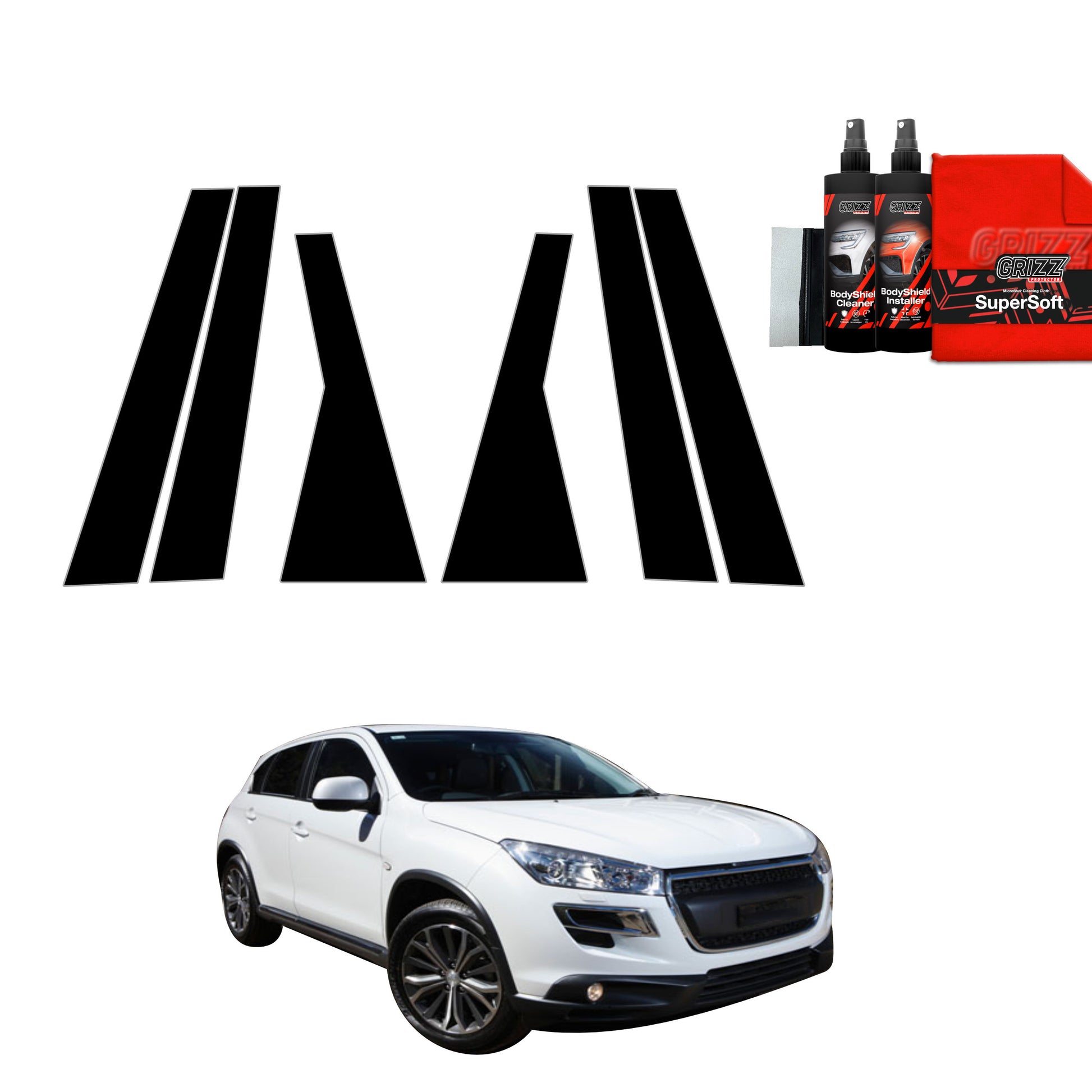 Protective film for exterior car parts – shields against scratches, chips, and scuffs