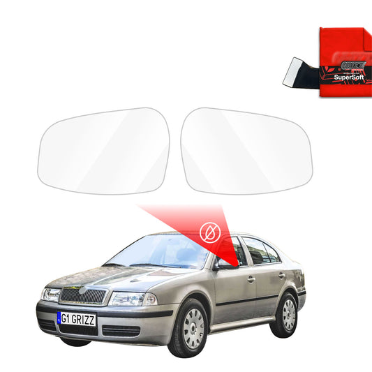 Rain protection film for exterior mirrors