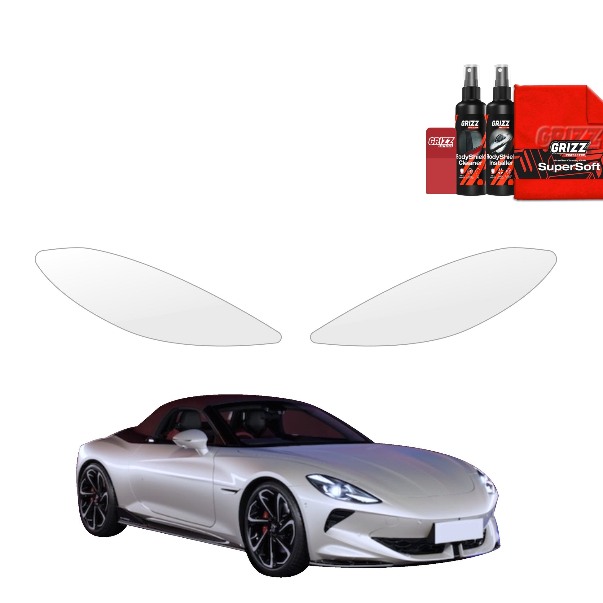 Protective film for exterior car parts – shields against scratches, chips, and scuffs