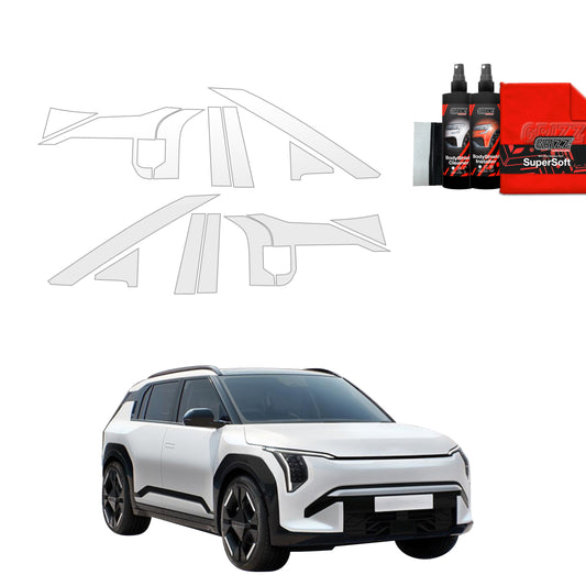 Protective film for exterior car parts – shields against scratches, chips, and scuffs