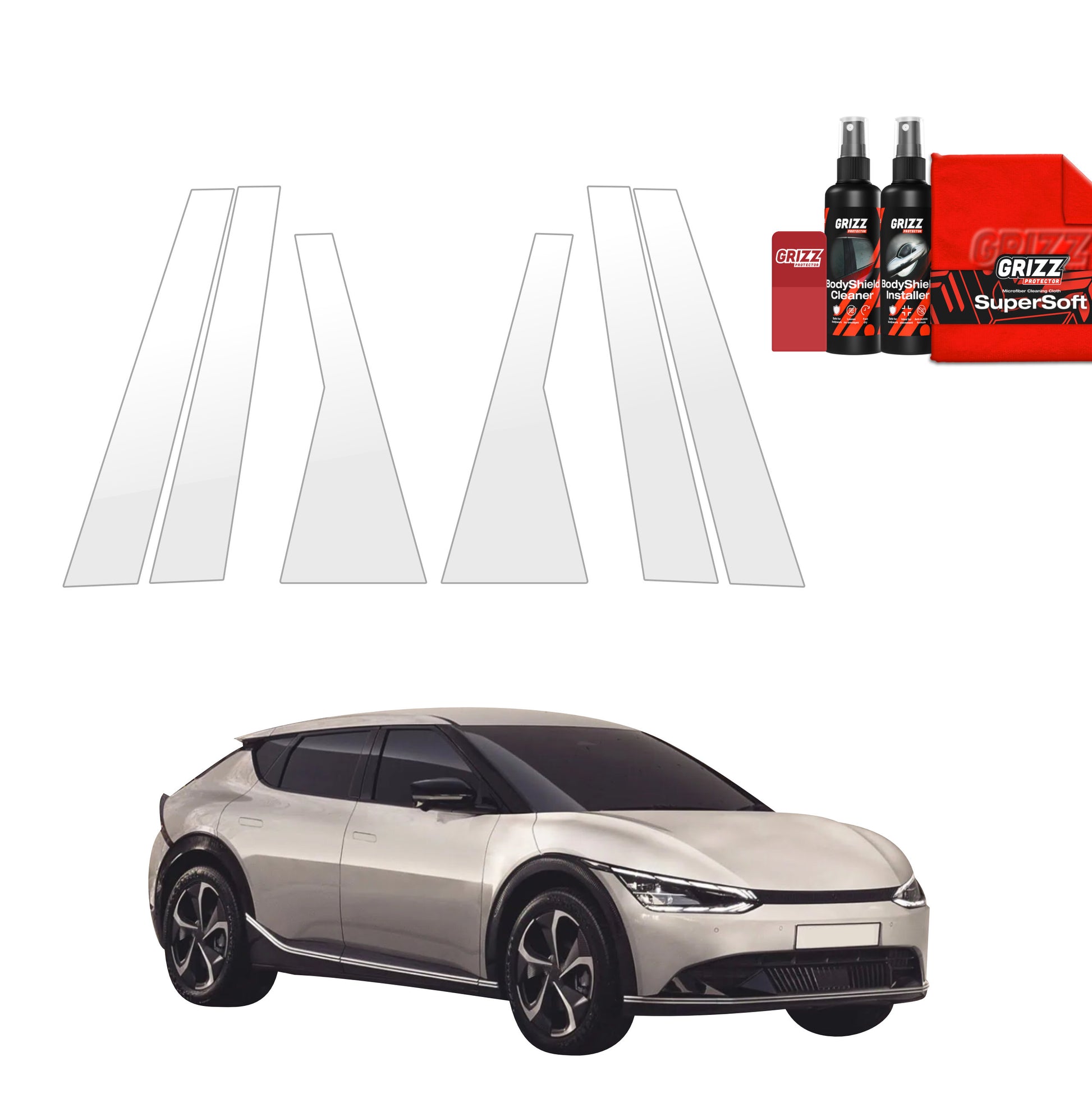 Protective film for exterior car parts – shields against scratches, chips, and scuffs