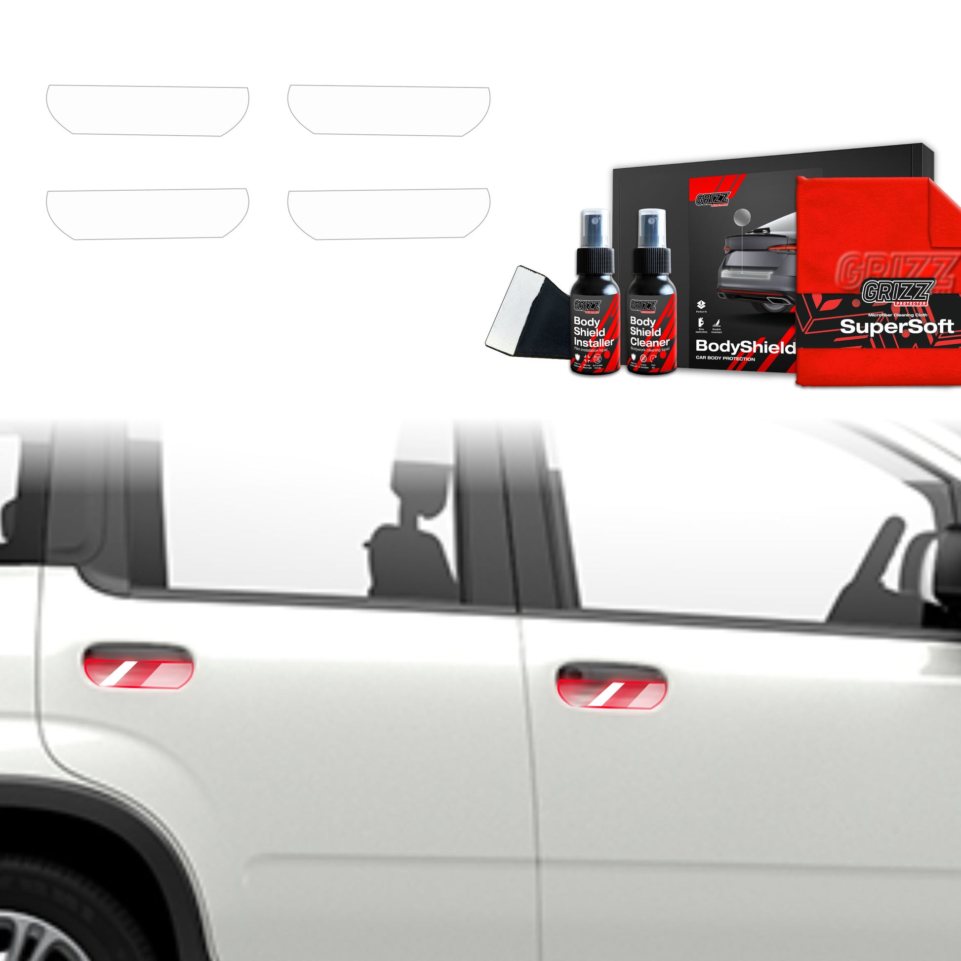 Protective film for exterior car parts – shields against scratches, chips, and scuffs