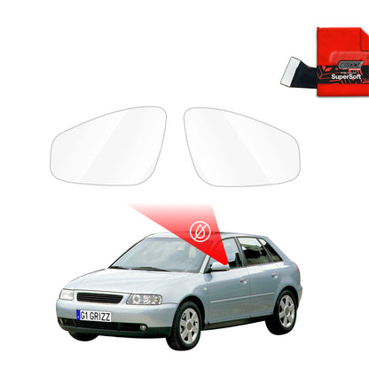 Rain protection film for exterior mirrors