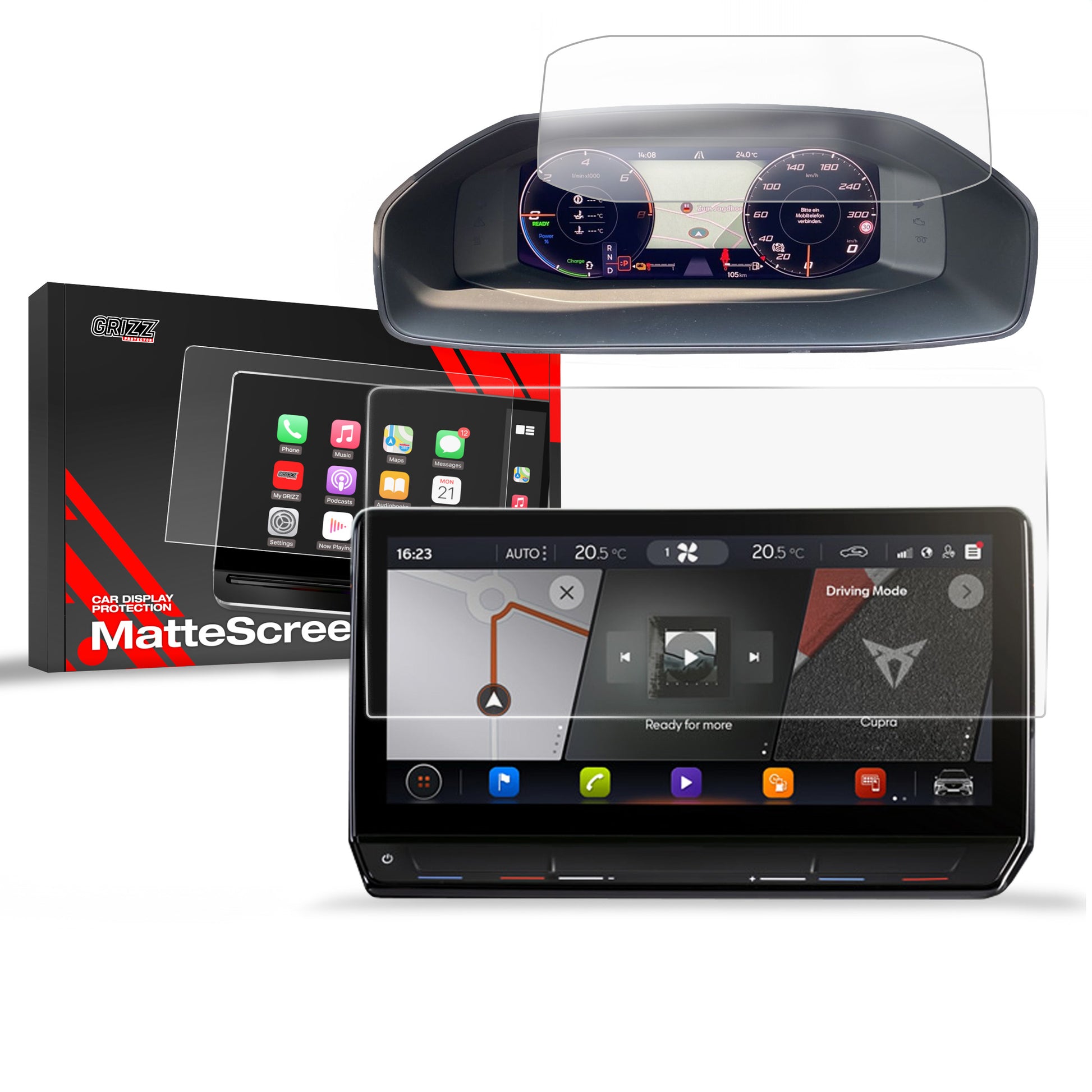 Anti-fingerprint screen protector for car touchscreen – scratch-resistant and easy to apply