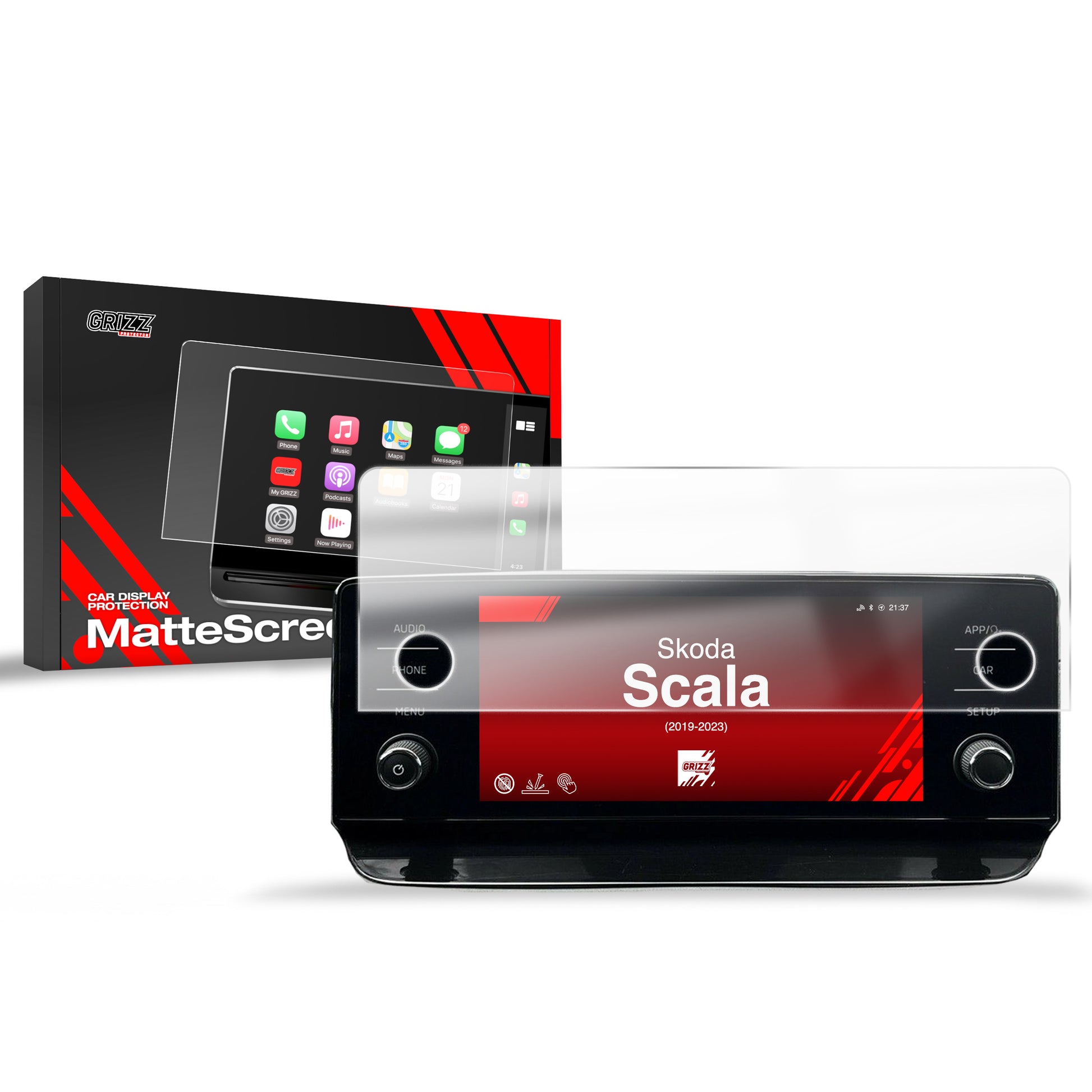 Anti-fingerprint screen protector for car touchscreen