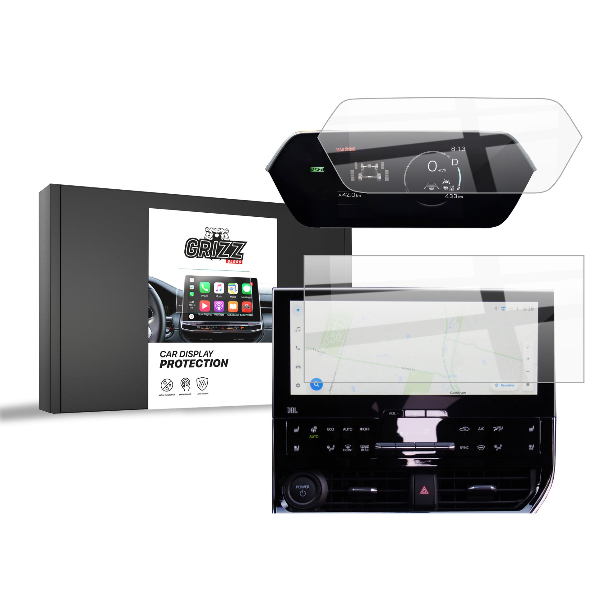 Protective film for car touchscreen display – anti-scratch and transparent
