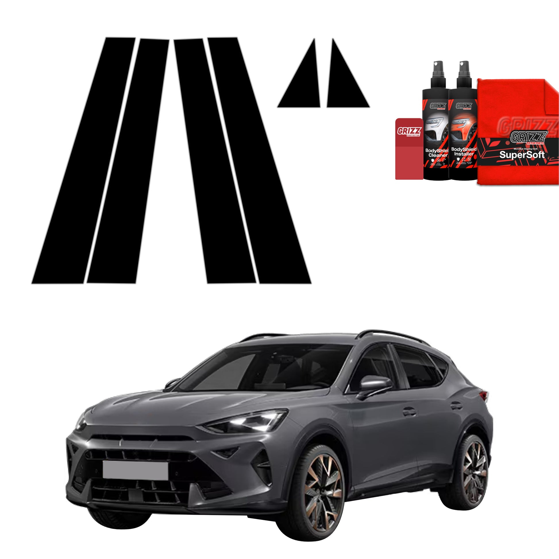 Protective film for exterior car parts – shields against scratches, chips, and scuffs