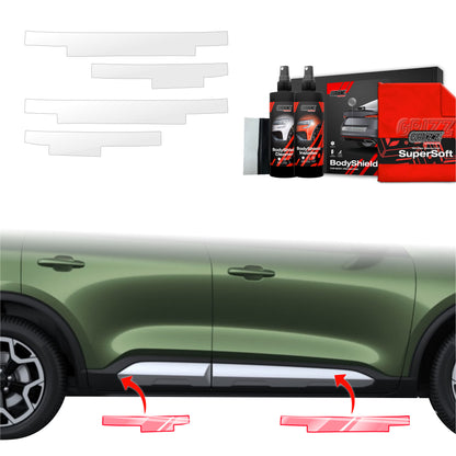 Protective film for exterior car parts – shields against scratches, chips, and scuffs