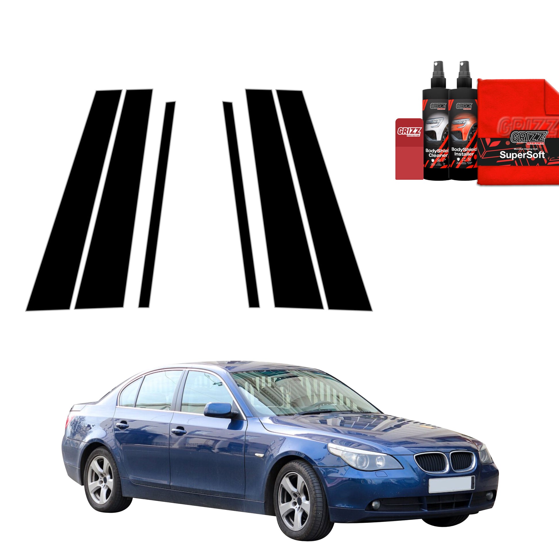 Protective film for exterior car parts – shields against scratches, chips, and scuffs