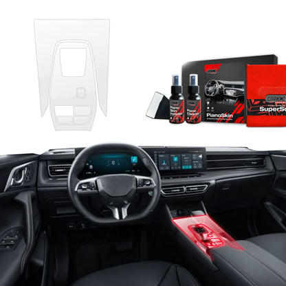 Scratch-resistant film for automotive interior elements