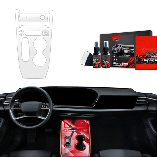 Scratch-resistant film for automotive interior elements