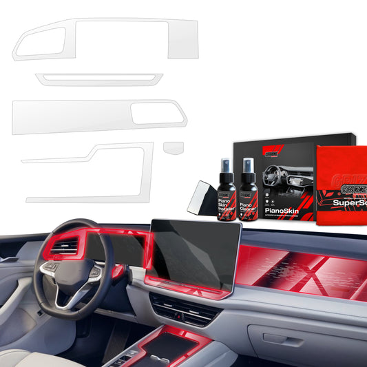 Scratch-resistant film for automotive interior elements