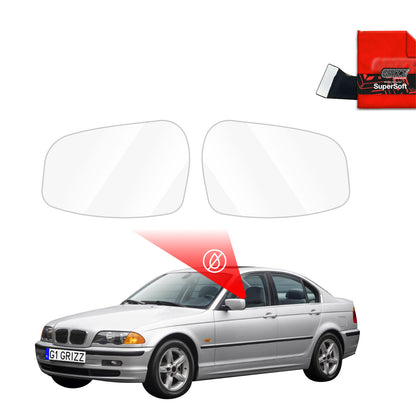Rain protection film for exterior mirrors