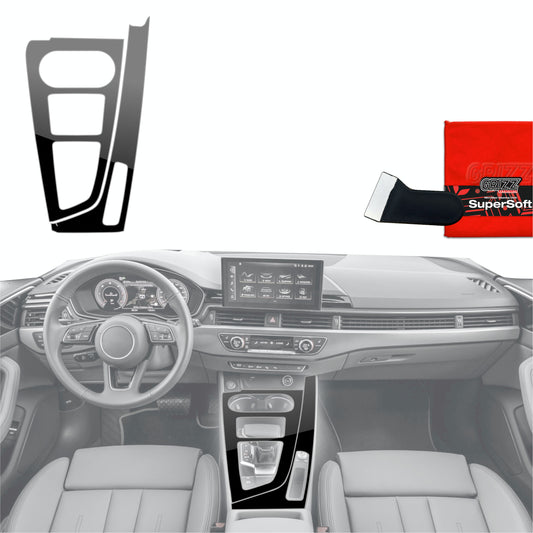 Scratch-resistant film for automotive interior elements