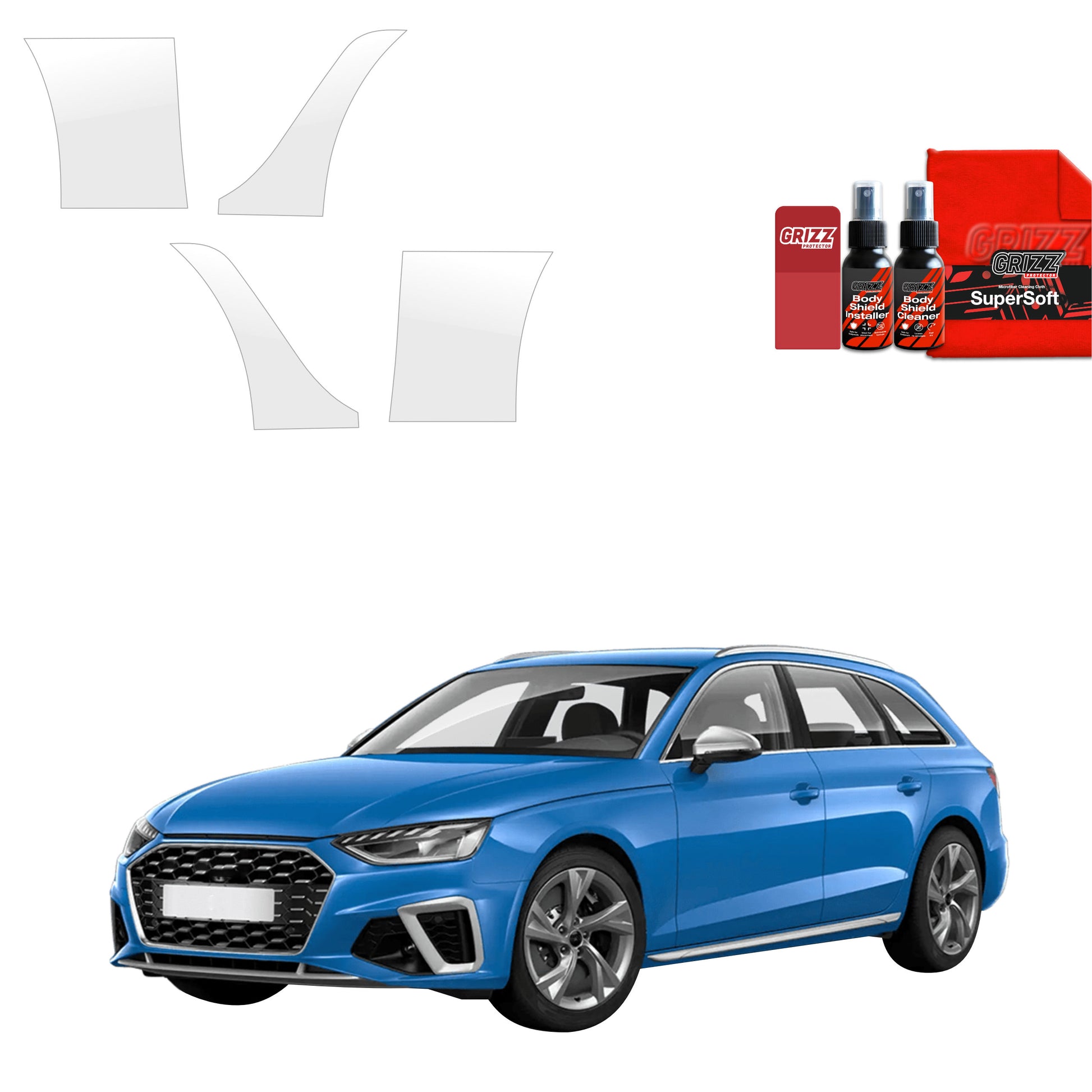 Protective film for exterior car parts – shields against scratches, chips, and scuffs
