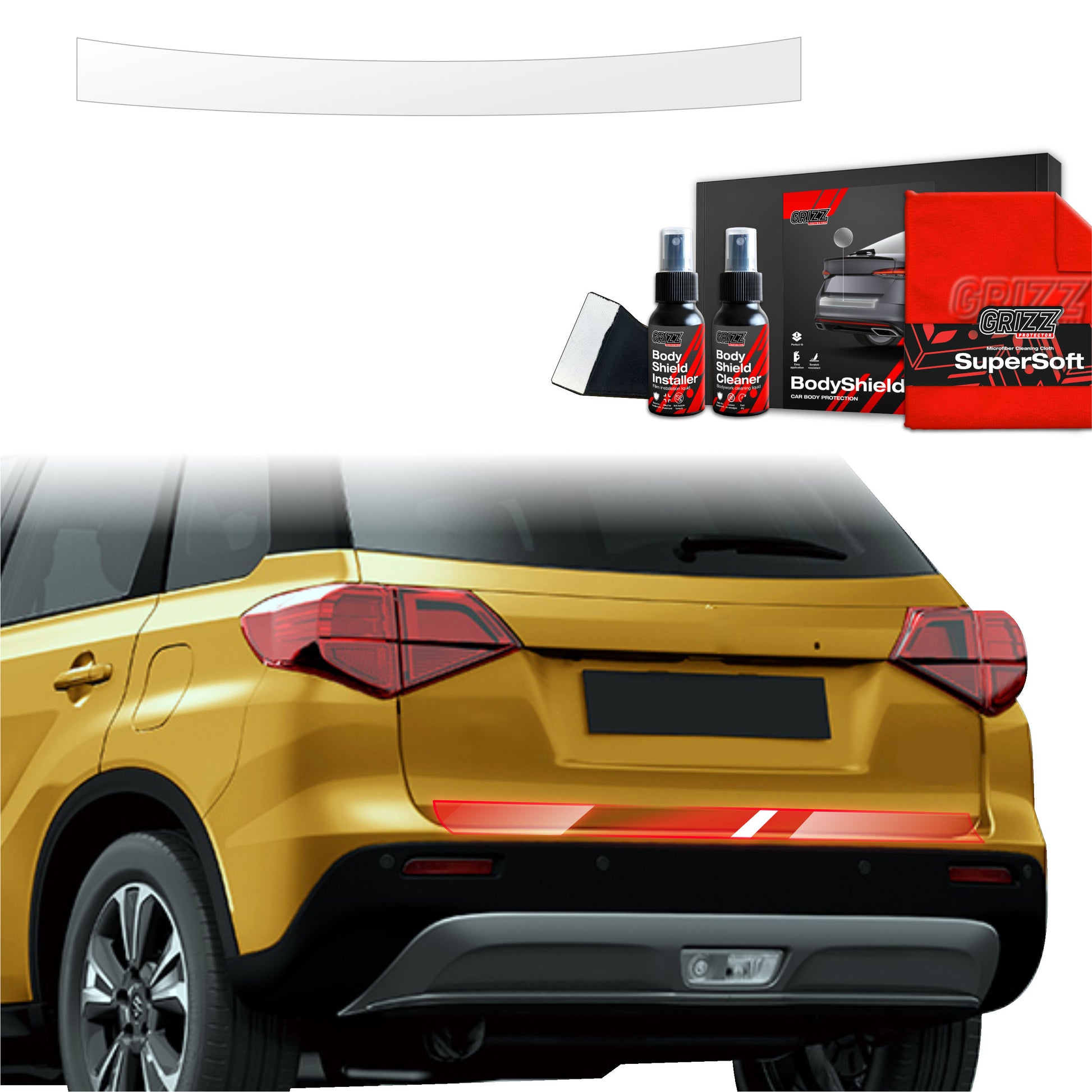 Protective film for exterior car parts – shields against scratches, chips, and scuffs