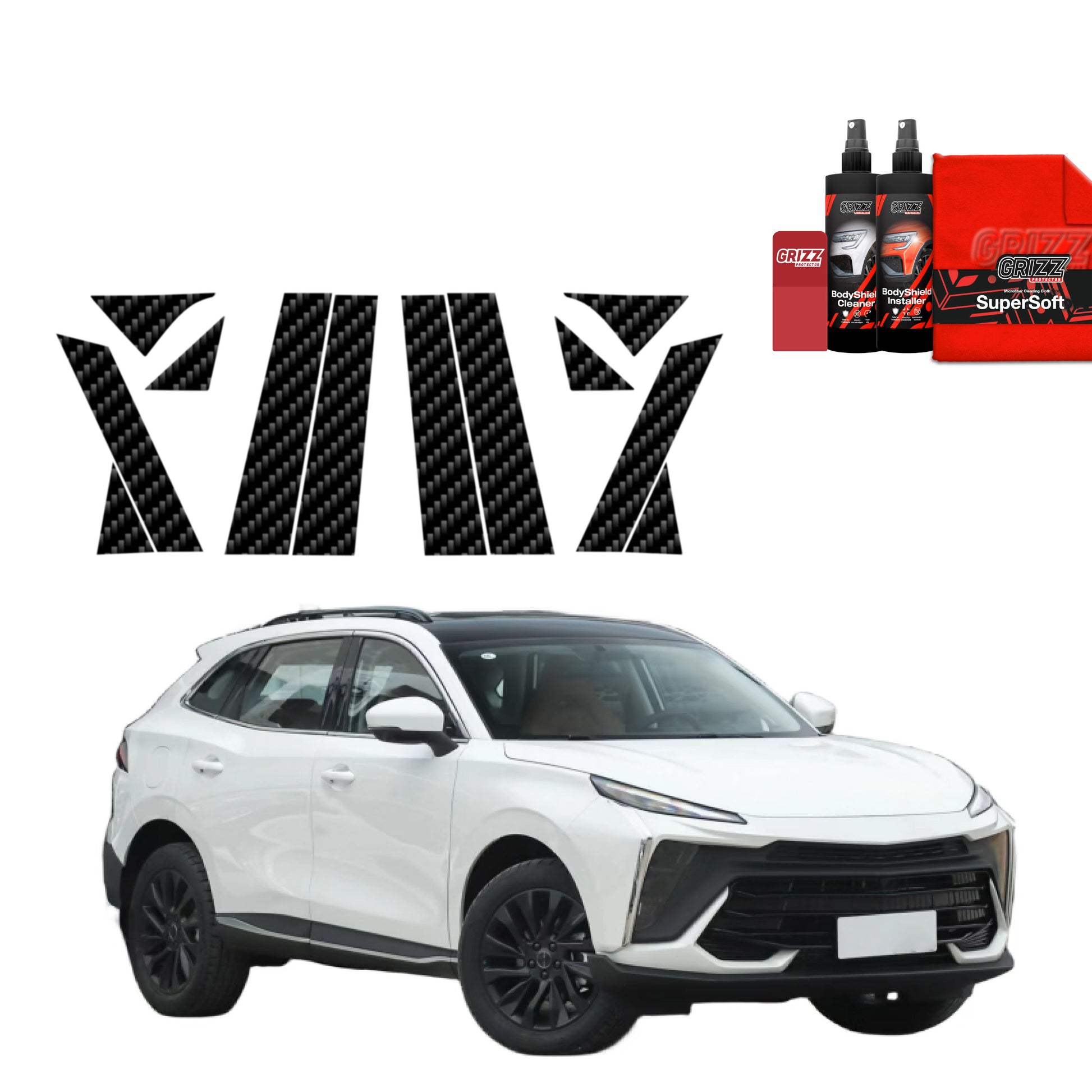 Protective film for exterior car parts – shields against scratches, chips, and scuffs