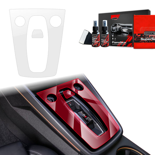 Scratch-resistant film for automotive interior elements