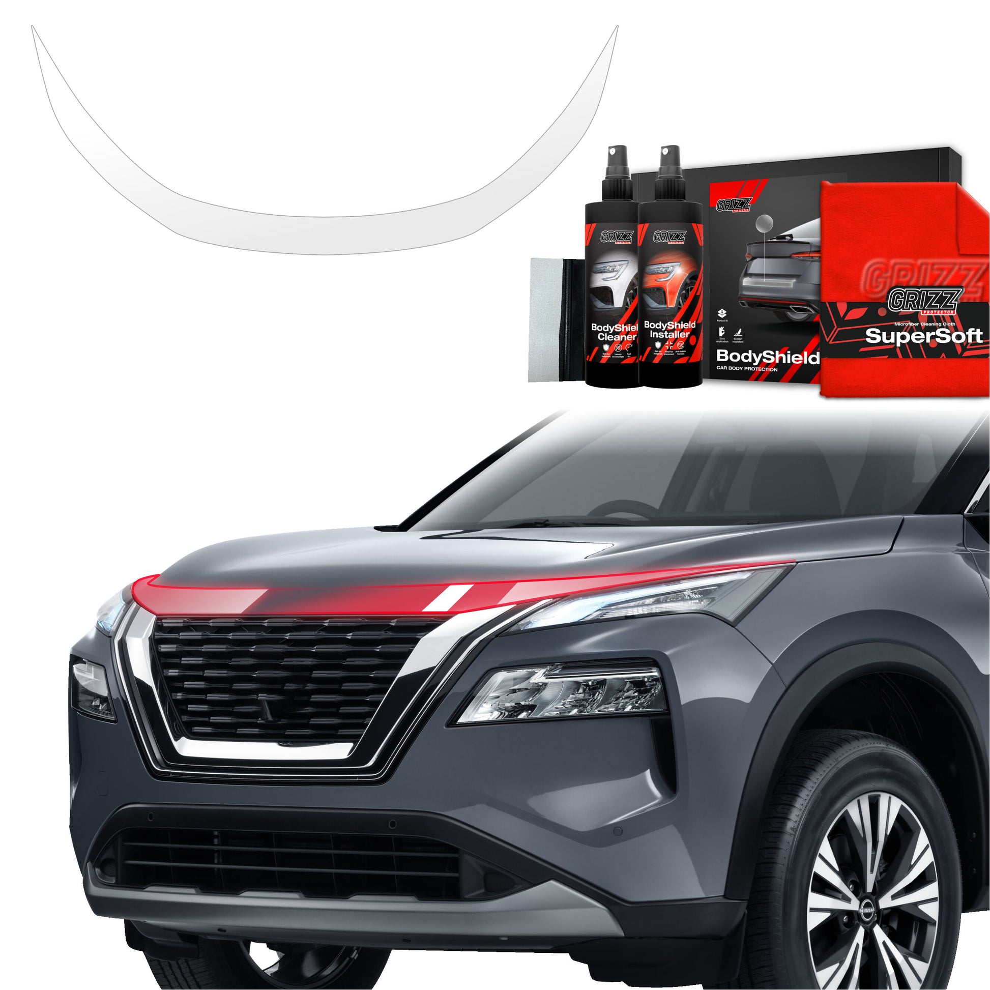 Protective film for exterior car parts – shields against scratches, chips, and scuffs