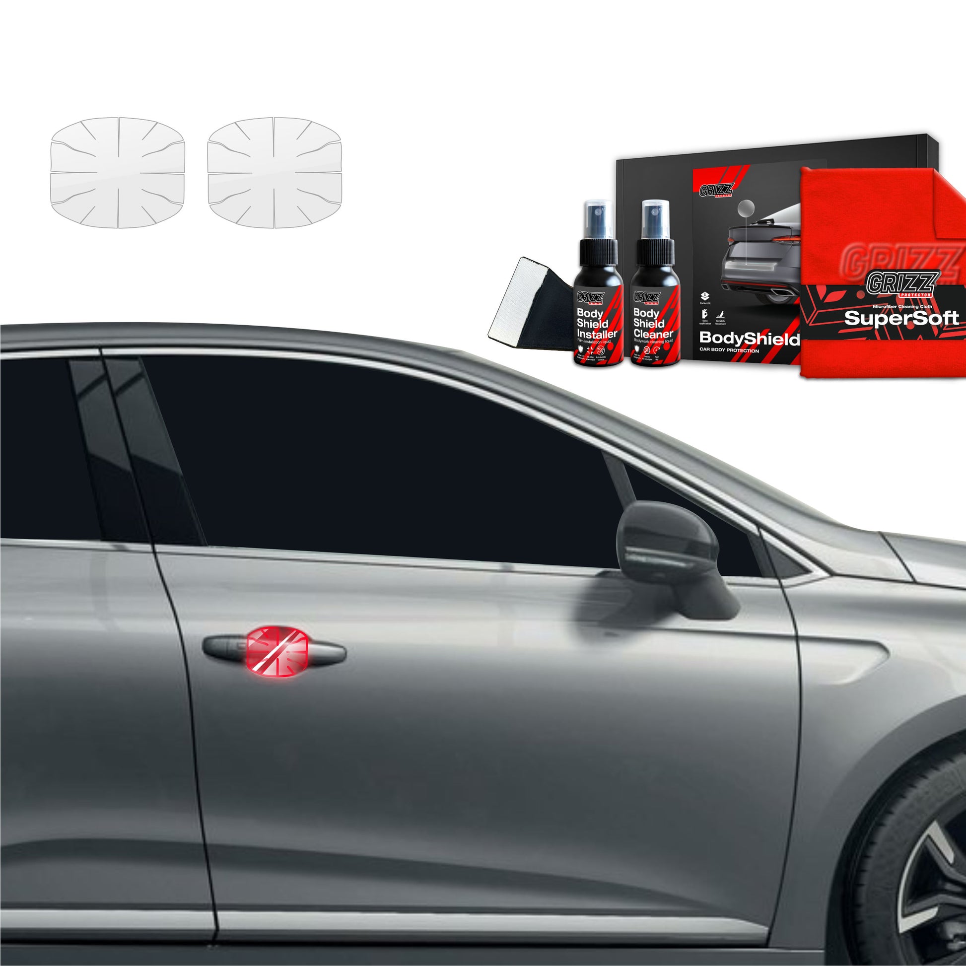 Protective film for exterior car parts – shields against scratches, chips, and scuffs