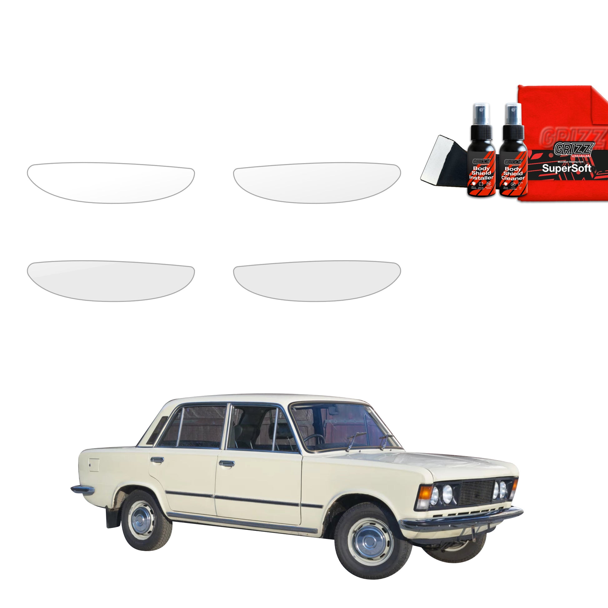 Protective film for exterior car parts – shields against scratches, chips, and scuffs