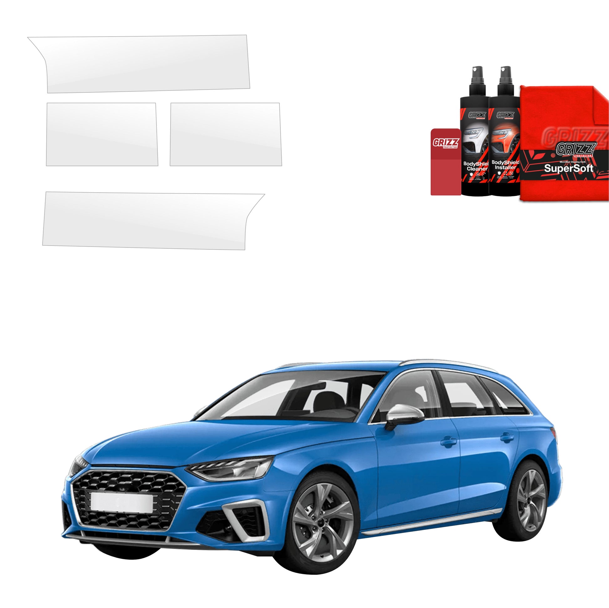 Protective film for exterior car parts – shields against scratches, chips, and scuffs