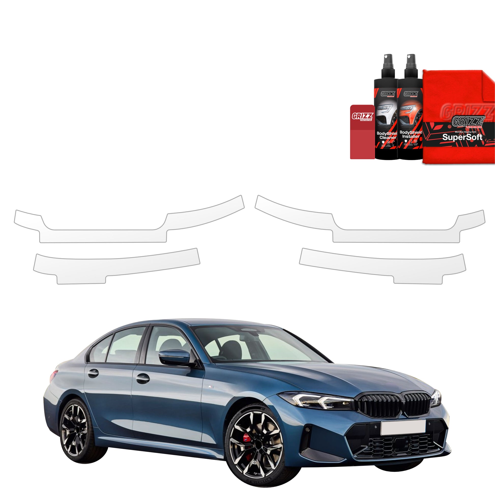 Protective film for exterior car parts – shields against scratches, chips, and scuffs