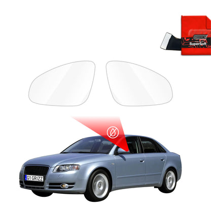 Rain protection film for exterior mirrors