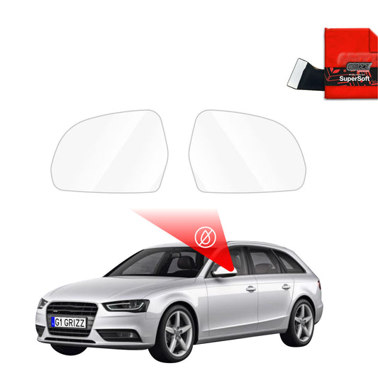 Rain protection film for exterior mirrors