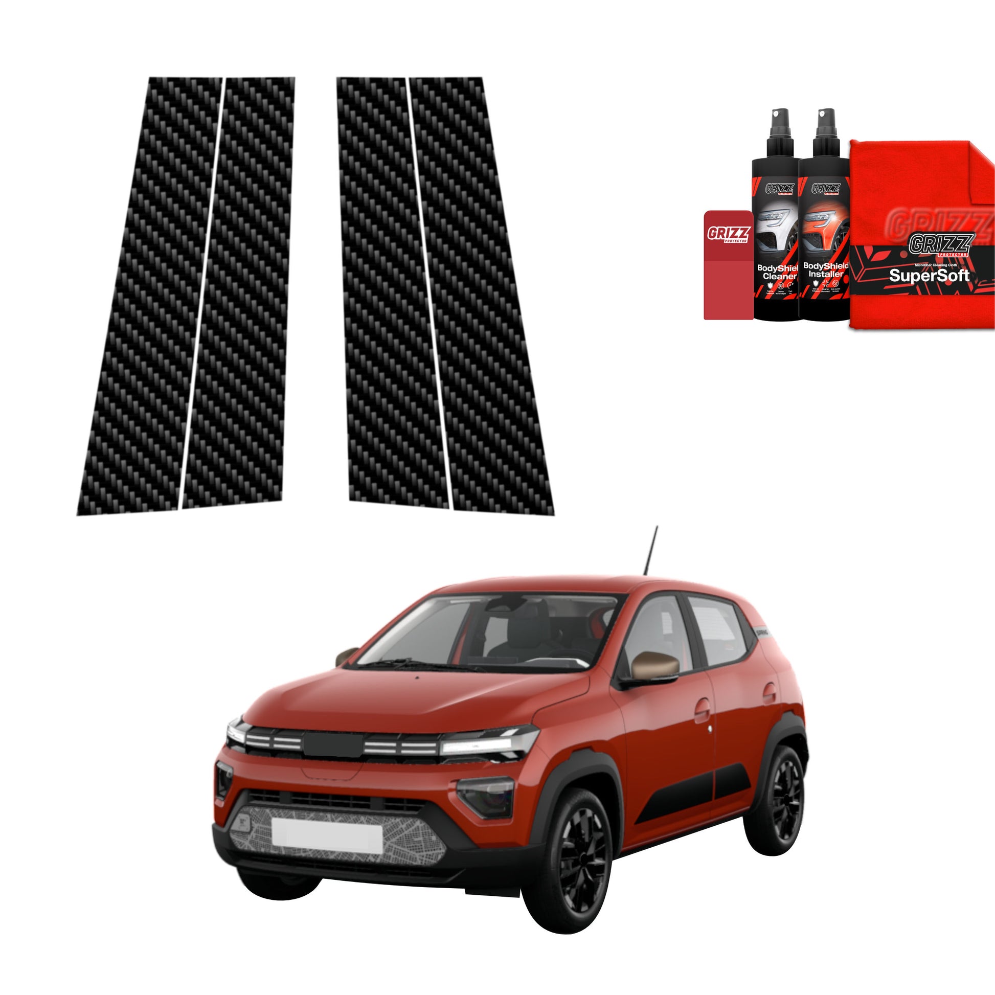 Protective film for exterior car parts – shields against scratches, chips, and scuffs