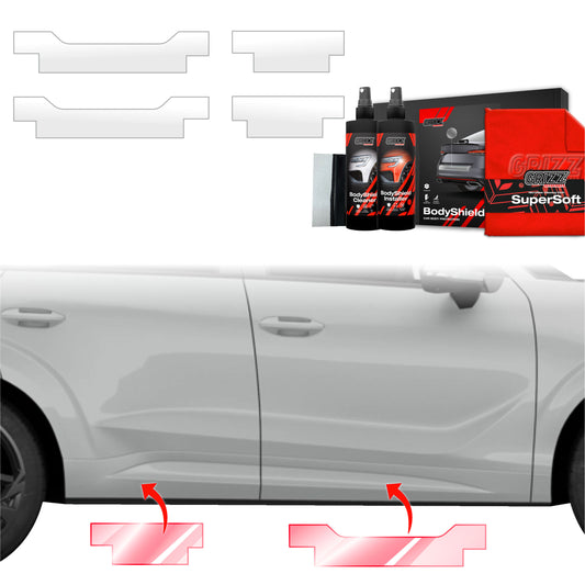 Protective film for exterior car parts – shields against scratches, chips, and scuffs