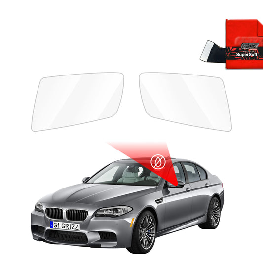 Rain protection film for exterior mirrors