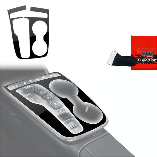 Scratch-resistant film for automotive interior elements