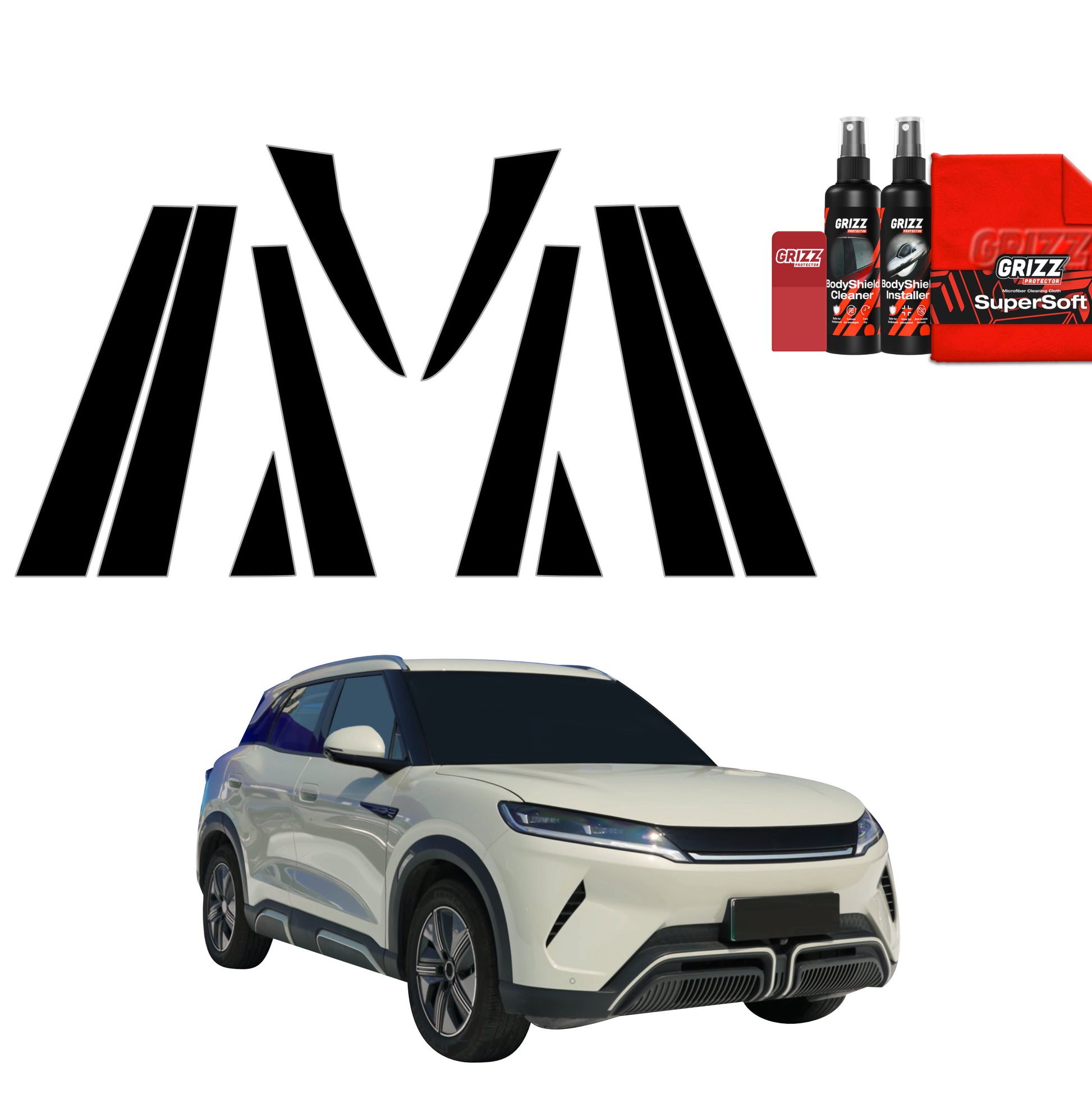 Protective film for exterior car parts – shields against scratches, chips, and scuffs