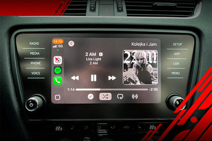 Displayschutzfolie für Skoda Octavia 3 8" Bolero (2017-2020) Anti-Fingerprint, Matt