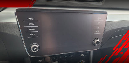 2 Displayschutzfolien für Skoda Superb 3 8" Amundsen/Bolero (2015-2024) Anti-Fingerprint, Matt