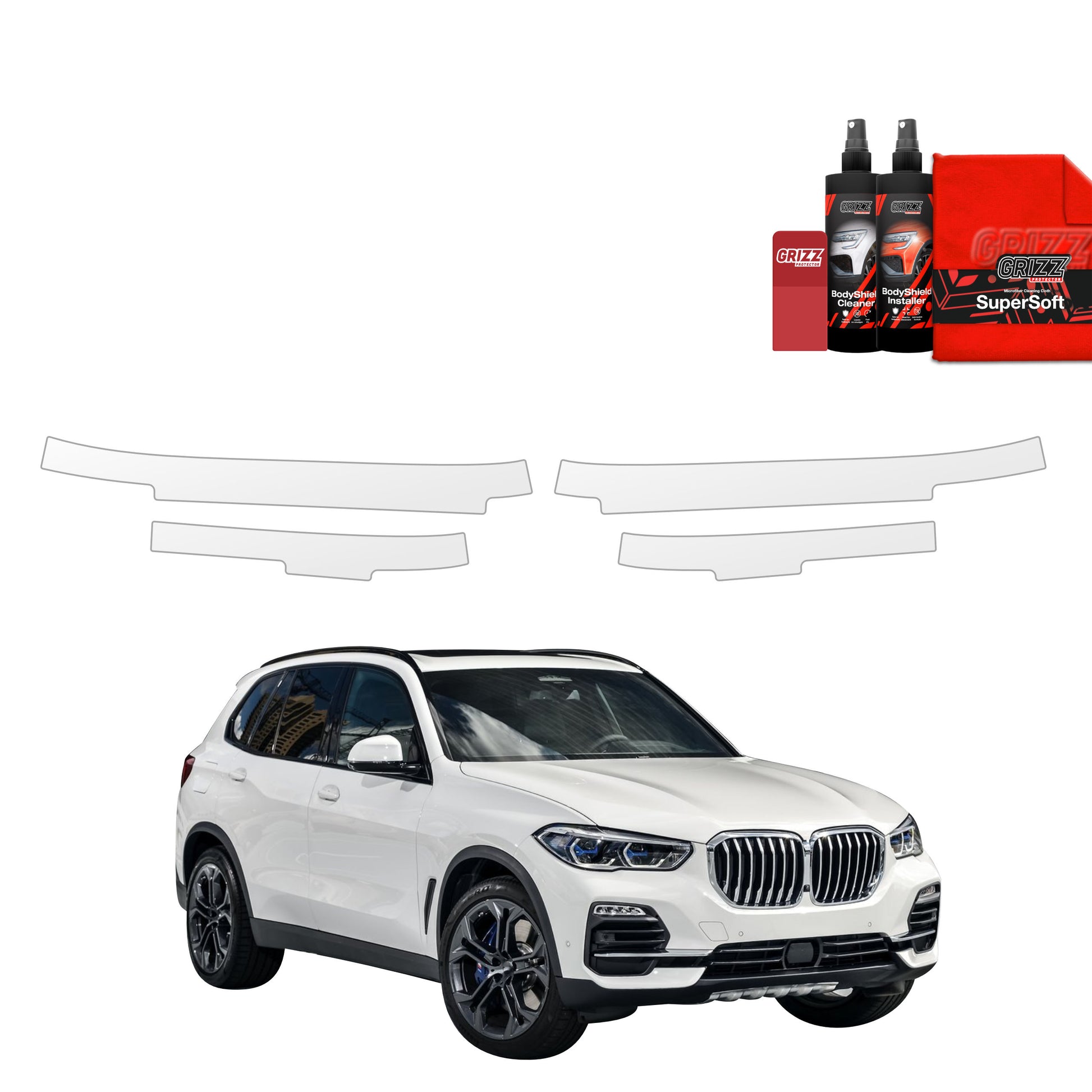 Protective film for exterior car parts – shields against scratches, chips, and scuffs