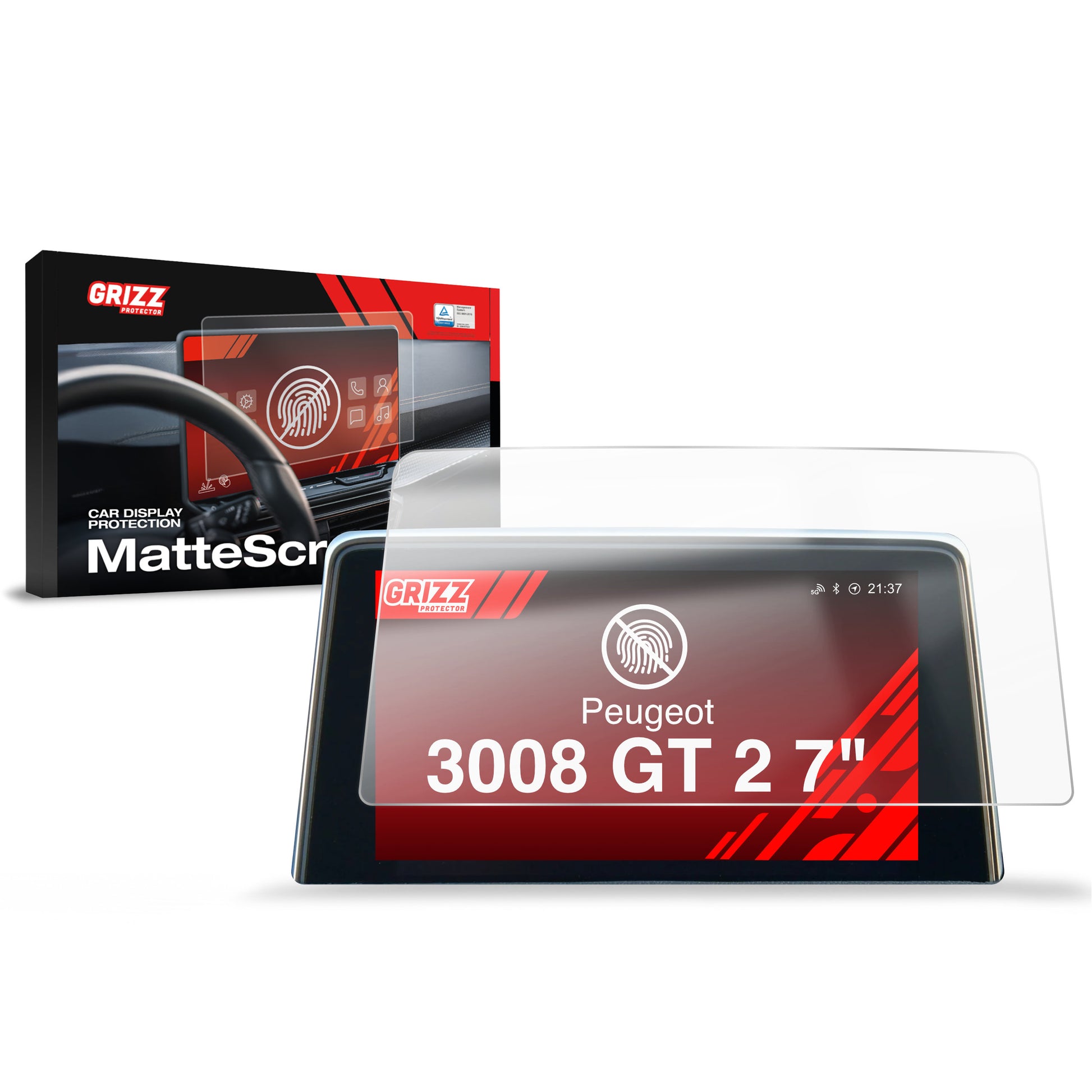 Anti-fingerprint screen protector for car touchscreen