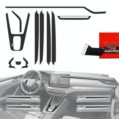 Scratch-resistant film for automotive interior elements