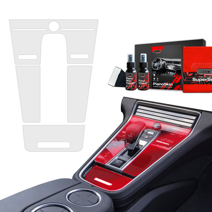 Scratch-resistant film for automotive interior elements